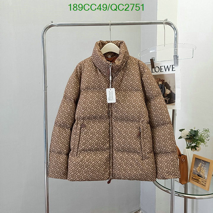 Down jacket Men-Burberry Code: QC2751 $: 189USD