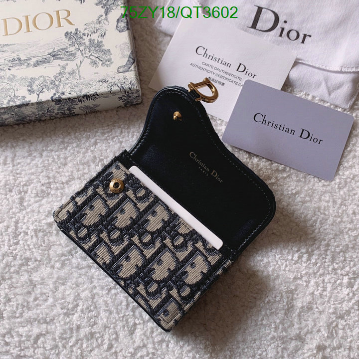 Dior Bag-(4A)-Wallet- Code: QT3602 $: 75USD