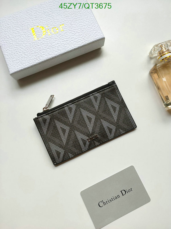 Dior Bag-(4A)-Wallet- Code: QT3675 $: 45USD