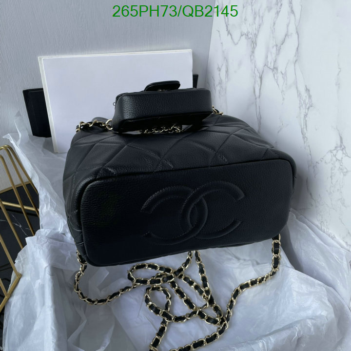 Chanel Bag-(Mirror)-Backpack- Code: QB2145 $: 265USD