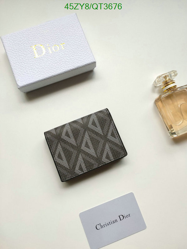 Dior Bag-(4A)-Wallet- Code: QT3676 $: 45USD