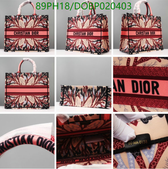 Dior Bags-(4A)-Book Tote- Code: DOBP020403 $: 89USD