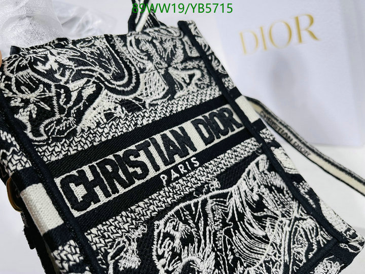Dior Bag-(Mirror)-Book Tote- Code: YB5715 $: 89USD