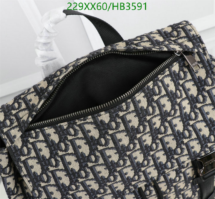 Dior Bag-(Mirror)-Backpack- Code: HB3591 $: 229USD