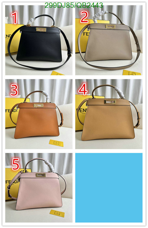 Fendi Bag-(Mirror)-Peekaboo Code: QB2443 $: 299USD