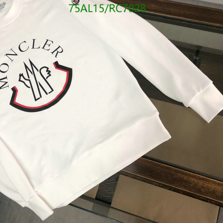 Clothing-Moncler Code: RC7028 $: 75USD