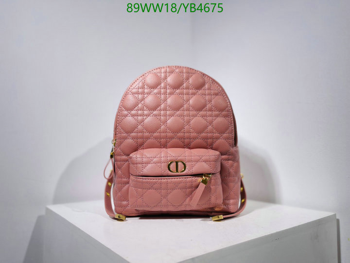 DiorBag-(4A)-Backpack- Code: YB4675 $: 89USD