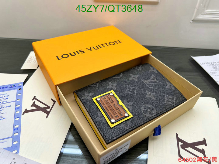 LV Bag-(4A)-Wallet- Code: QT3648 $: 45USD