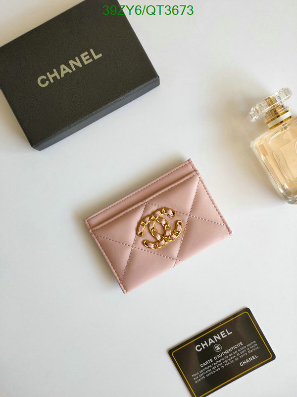 Chanel Bags-(4A)-Wallet- Code: QT3673 $: 39USD