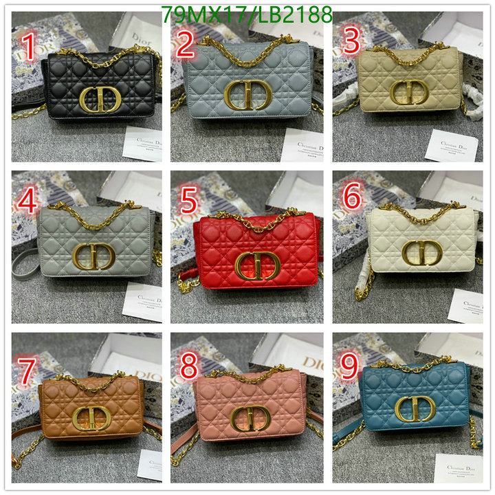 Dior Bags-(4A)-Caro- Code: LB2188 $: 79USD