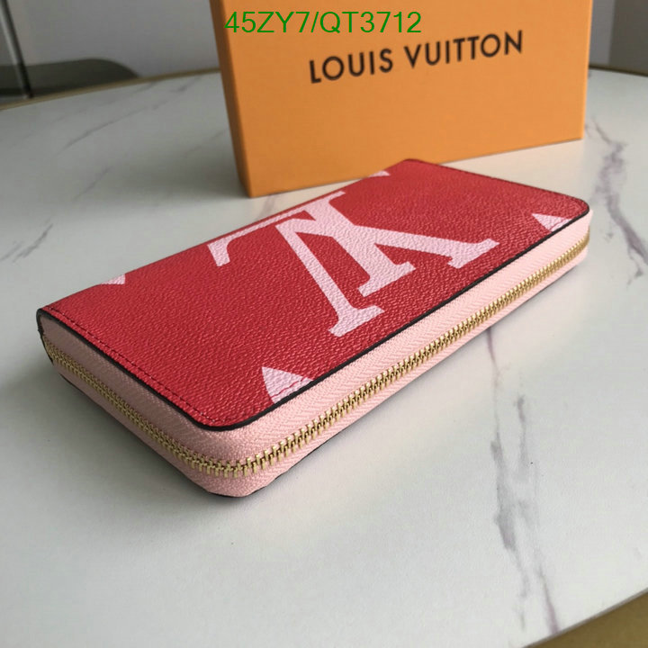 LV Bag-(4A)-Wallet- Code: QT3712 $: 45USD