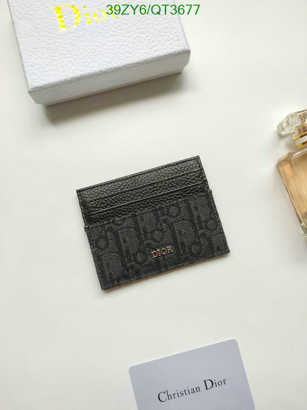 Dior Bag-(4A)-Wallet- Code: QT3677 $: 39USD