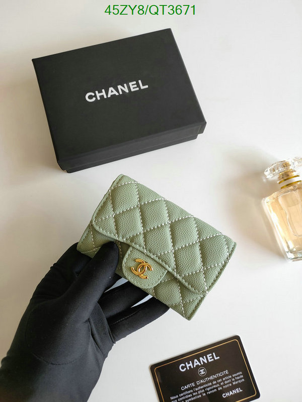 Chanel Bags-(4A)-Wallet- Code: QT3671 $: 45USD