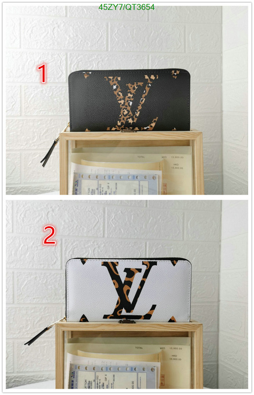 LV Bag-(4A)-Wallet- Code: QT3654 $: 45USD