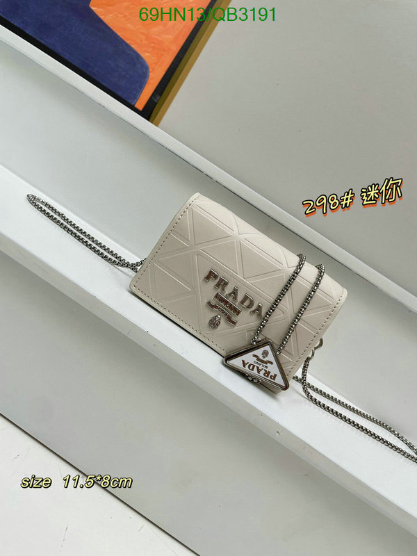 Prada Bag-(4A)-Diagonal- Code: QB3191 $: 69USD