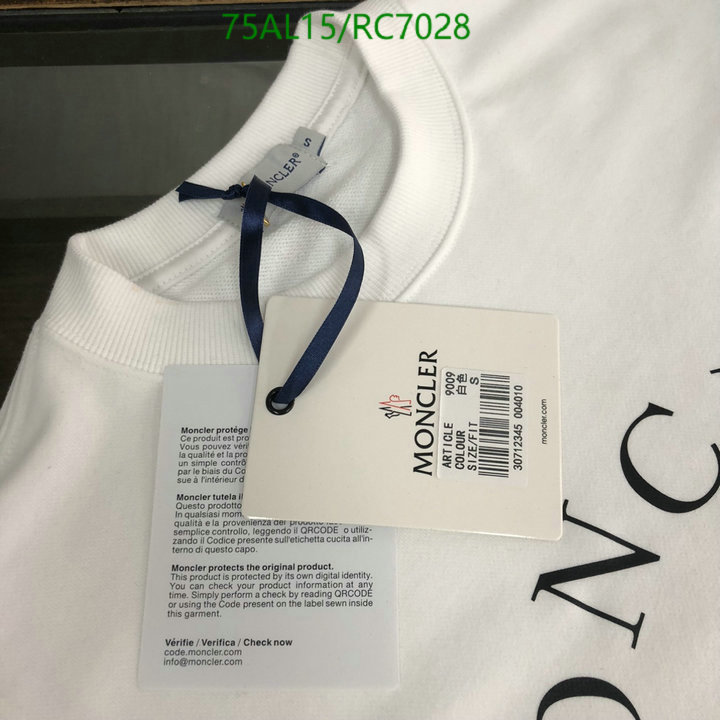 Clothing-Moncler Code: RC7028 $: 75USD