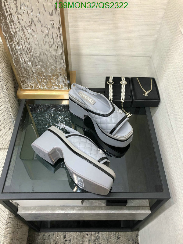 Women Shoes-Chanel Code: QS2322 $: 139USD