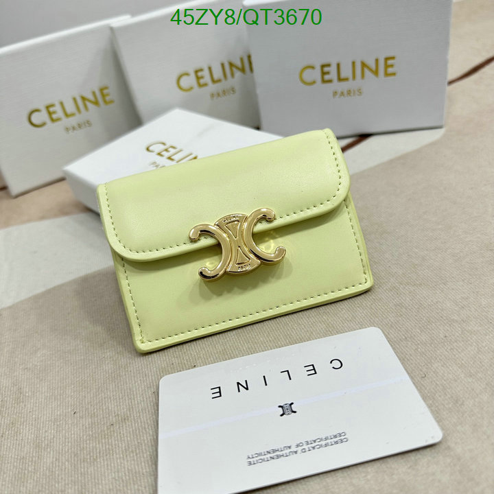 Celine Bag-(4A)-Wallet- Code: QT3670 $: 45USD