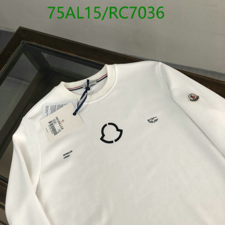 Clothing-Moncler Code: RC7036 $: 75USD