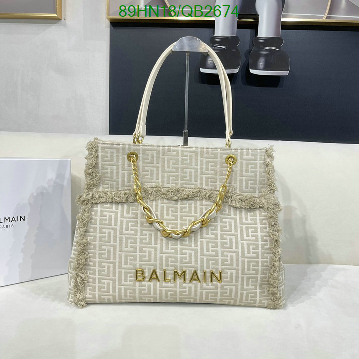 Balmain Bag-(4A)-Handbag- Code: QB2674 $: 89USD