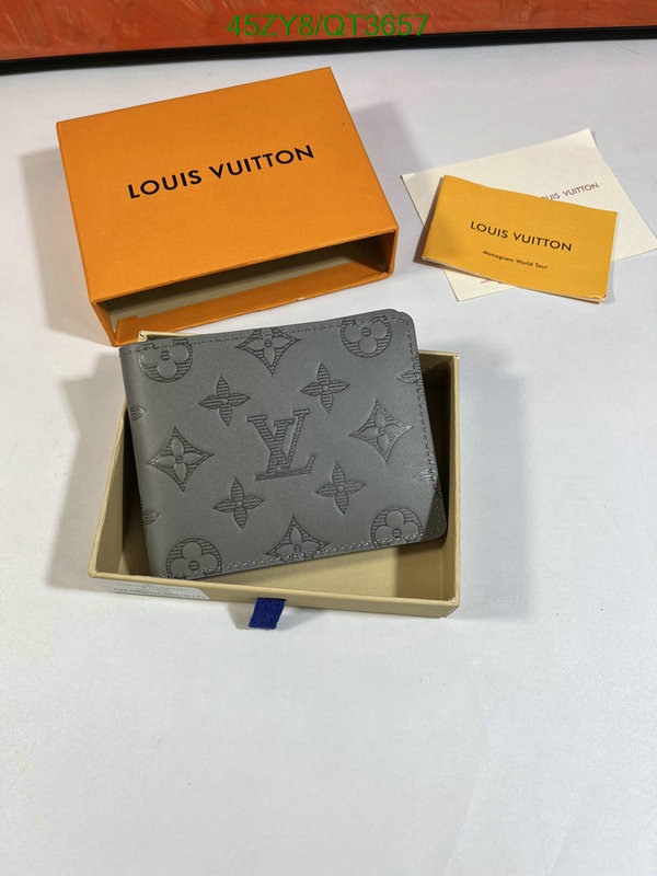 LV Bag-(4A)-Wallet- Code: QT3657 $: 45USD