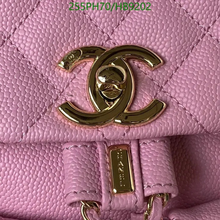 Chanel Bag-(Mirror)-Backpack- Code: HB9202 $: 255USD