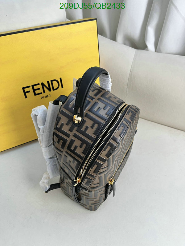 Fendi Bag-(Mirror)-Backpack- Code: QB2433 $: 209USD