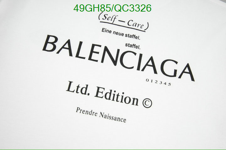 Clothing-Balenciaga Code: QC3326 $: 49USD
