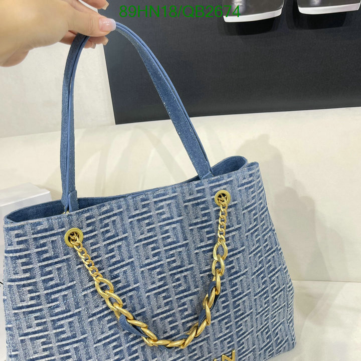 Balmain Bag-(4A)-Handbag- Code: QB2674 $: 89USD