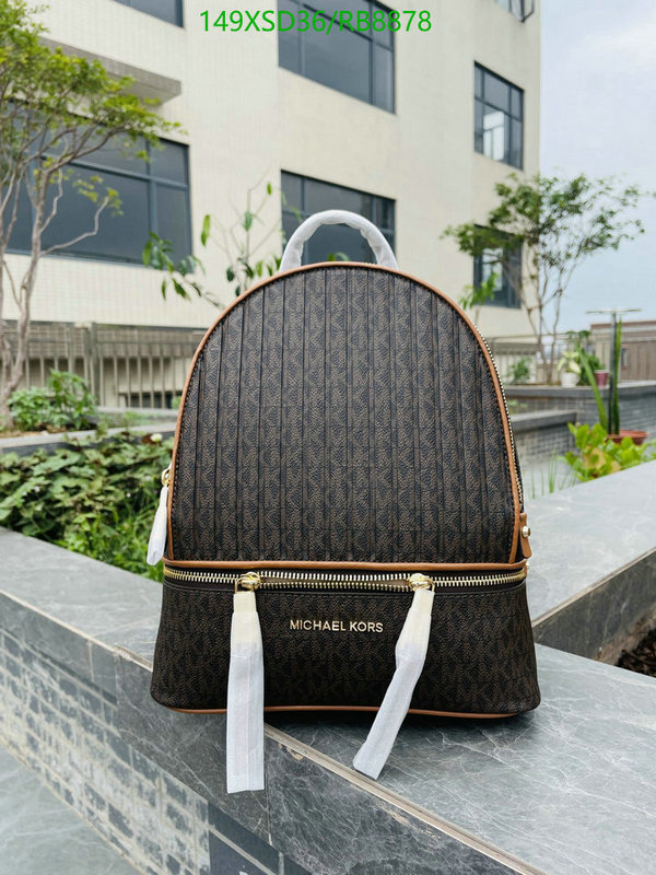 Michael Kors Bag-(Mirror)-Backpack- Code: RB8878 $: 149USD