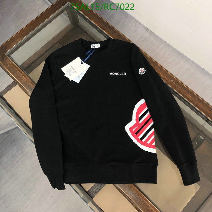 Clothing-Moncler Code: RC7022 $: 75USD