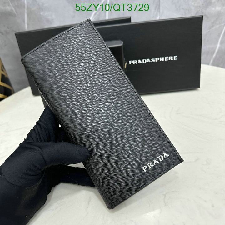 Prada Bag-(4A)-Wallet- Code: QT3729 $: 55USD