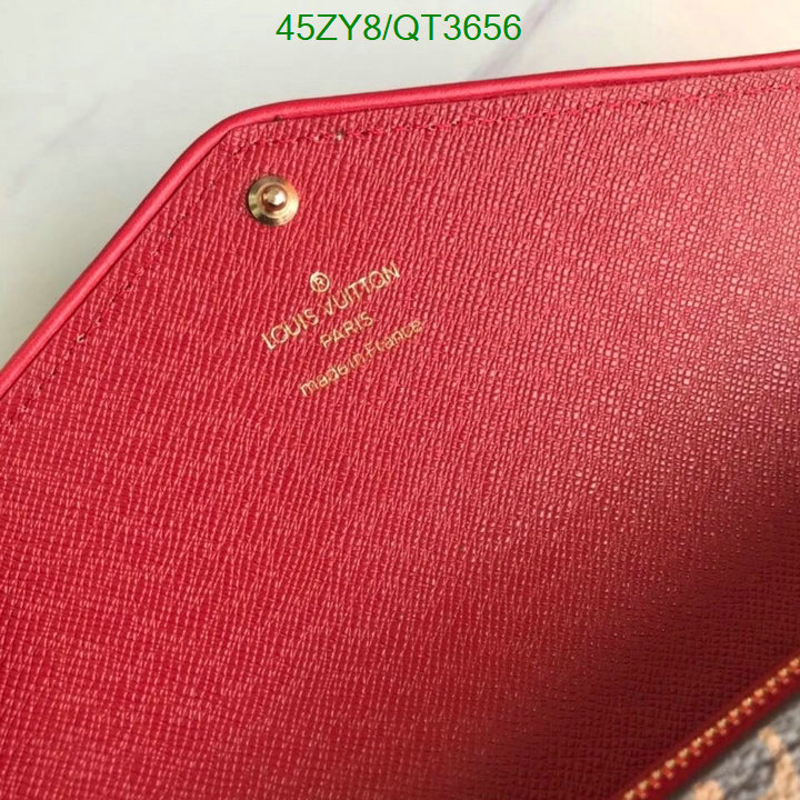 LV Bag-(4A)-Wallet- Code: QT3656 $: 45USD