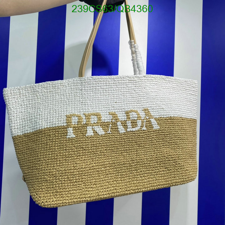 Prada Bag-(Mirror)-Handbag- Code: QB4360 $: 239USD