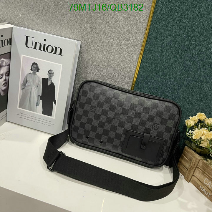 LV Bag-(4A)-Pochette MTis Bag-Twist- Code: QB3182 $: 79USD