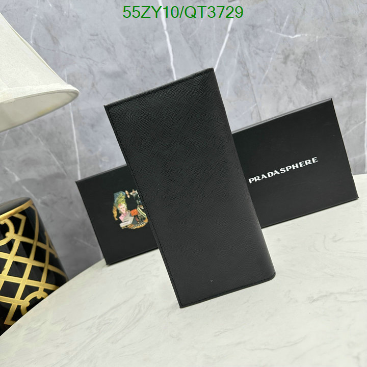 Prada Bag-(4A)-Wallet- Code: QT3729 $: 55USD