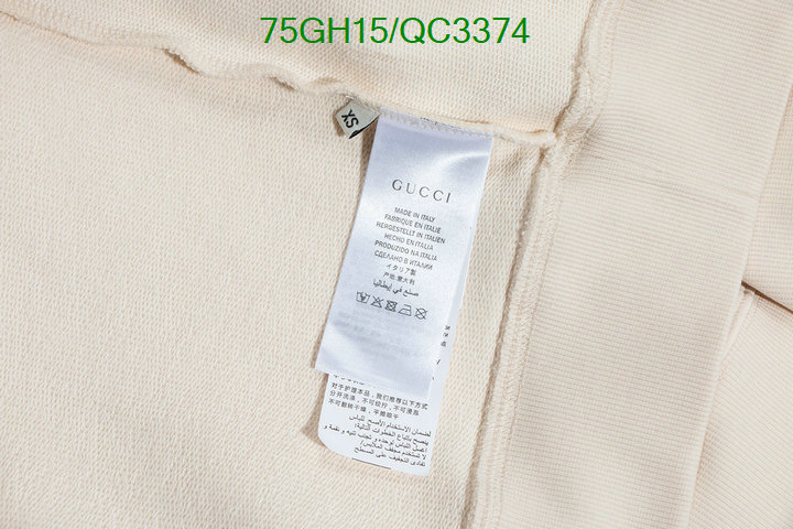 Clothing-Gucci Code: QC3374 $: 75USD