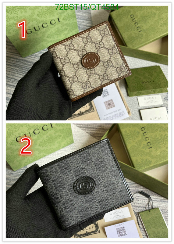 Gucci Bag-(Mirror)-Wallet- Code: QT4584 $: 72USD