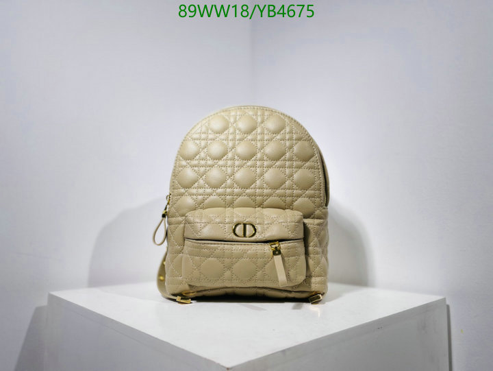 DiorBag-(4A)-Backpack- Code: YB4675 $: 89USD