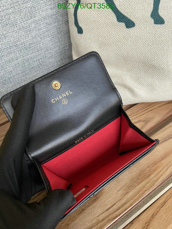 Chanel Bags-(4A)-Wallet- Code: QT3582 $: 69USD