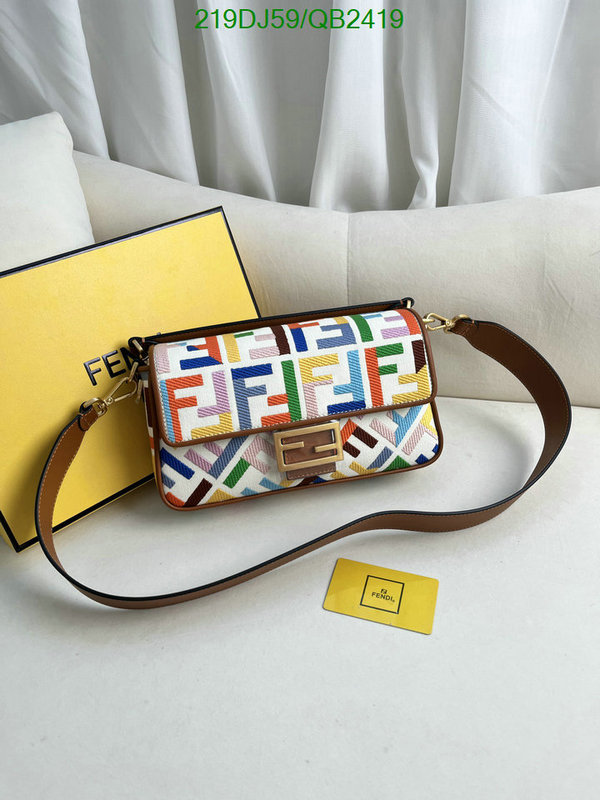 Fendi Bag-(Mirror)-Baguette Code: QB2419 $: 219USD