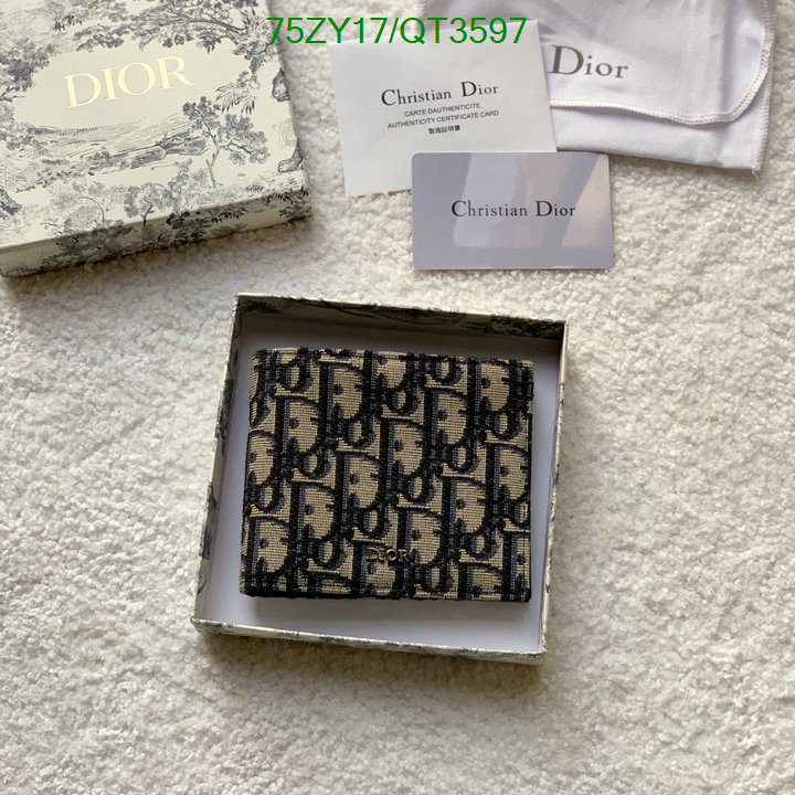 Dior Bag-(4A)-Wallet- Code: QT3597 $: 75USD