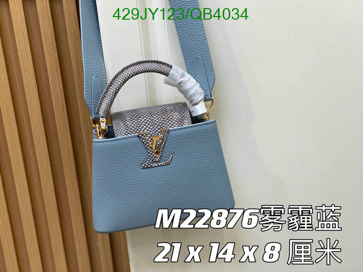 LV Bag-(Mirror)-Handbag- Code: QB4034