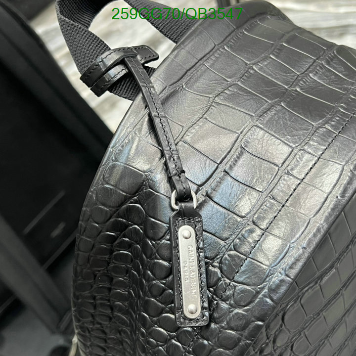 YSL Bag-(Mirror)-Backpack- Code: QB3547 $: 259USD
