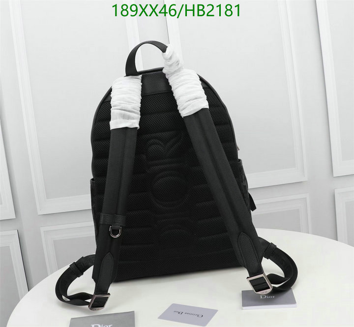 Dior Bag-(Mirror)-Backpack- Code: HB2181 $: 189USD