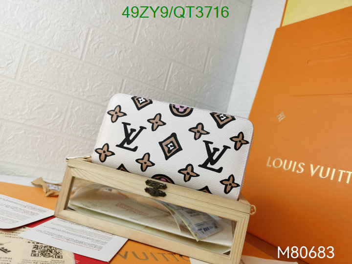 LV Bag-(4A)-Wallet- Code: QT3716 $: 49USD