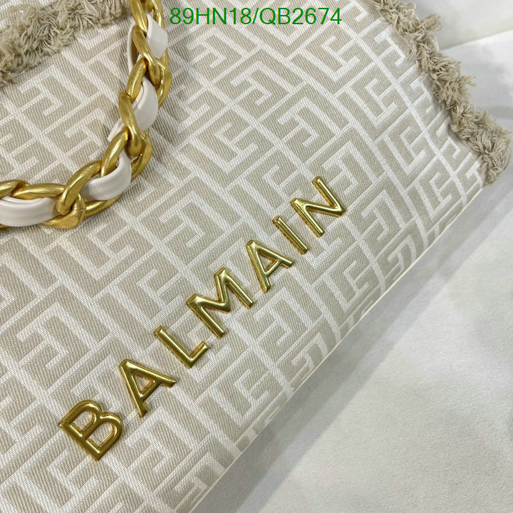 Balmain Bag-(4A)-Handbag- Code: QB2674 $: 89USD