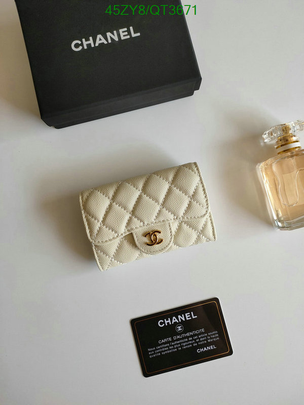 Chanel Bags-(4A)-Wallet- Code: QT3671 $: 45USD