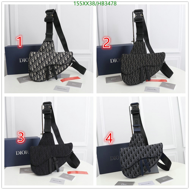 Dior Bag-(Mirror)-Saddle- Code: HB3478 $: 155USD