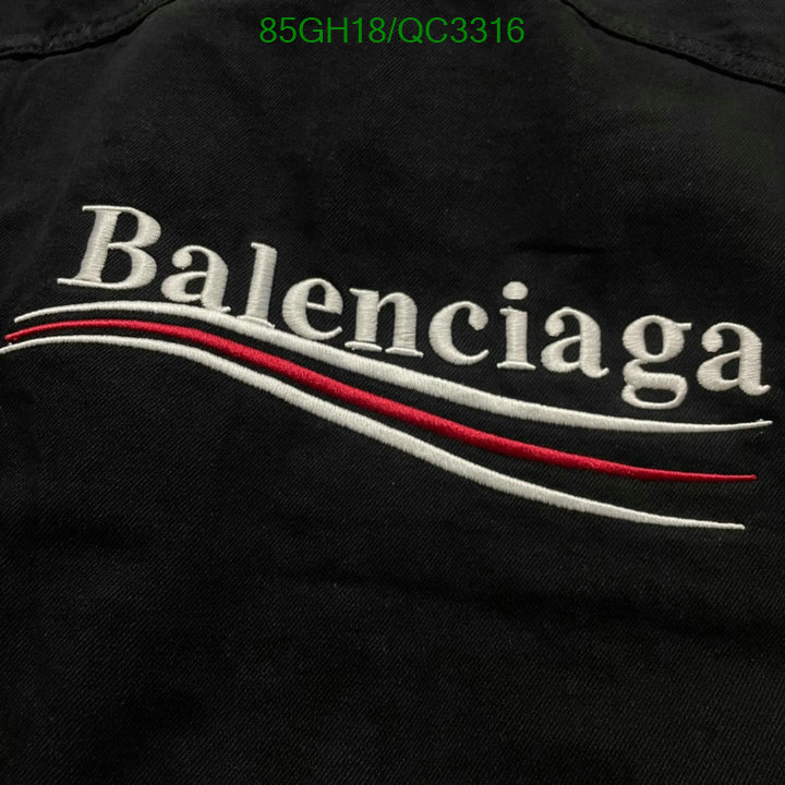 Clothing-Balenciaga Code: QC3316 $: 85USD